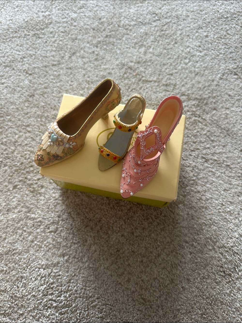 Embellished Pink Pointed Slingback Mules